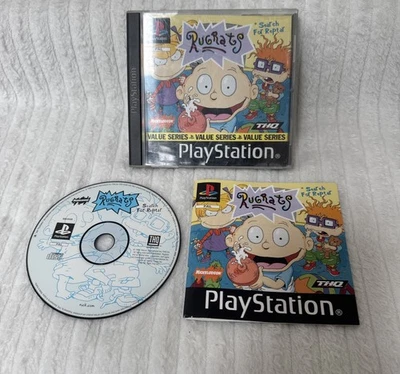 Sony Playstation Rugrats Search for Reptar PS1 Rare  Black Label & Manuel - Image 1 of 4