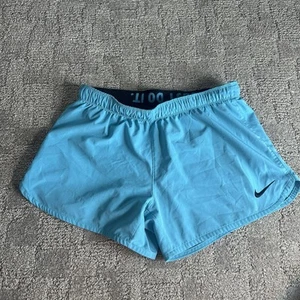 Light Blue Nike Women’s Athletic Running Shorts Size Small - Picture 1 of 7