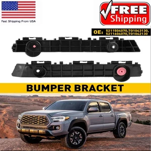 Bumper Bracket For 2016-2021 Toyota Tacoma Bracket Reinforcement Front LH & RH - Picture 1 of 13