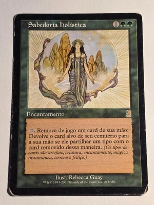 Holistic Wisdom●Odyssey●MTG●2001●RARE●PORTUGUESE●MP●C628 - Image 1 of 2