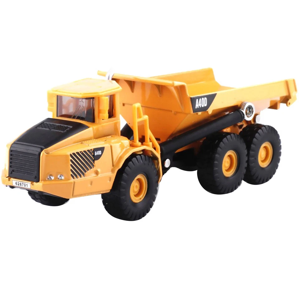 13.5cm Diecast Alloy 1/87 Scale Mining Dumper Truck Vehicle Model Toy Gifts - Image 1 of 4