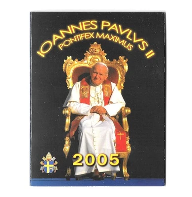 JUEGO SONDA CIUDAD DEL VATICANO 1 CÉNTIMO-2 EUROS 2005 8 MONEDAS SIN CIRCULAR, Juan Pablo II, raro. B1 Foto 1 de 4