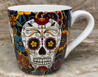 Large Coffee Mug Dia De Los Muertos. Day Of The Dead. Williams Sonoma. New. - Image 1 of 4