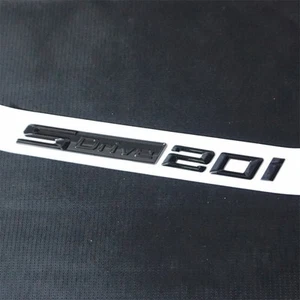 1x Black Glossy SDrive 20i Plastic Decal Badge Sticker Emblem N46 E84 F48 F39 X1 - Picture 1 of 16