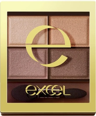 NOEVIR excel Real Close Shadow Palette Nuance Glossy Limited SR13 hazel brown JP - Image 1 of 4