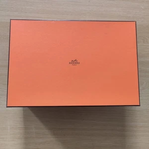 Authentic Hermes Orange Empty Gift Box Measures 30×21×11 - Picture 1 of 4