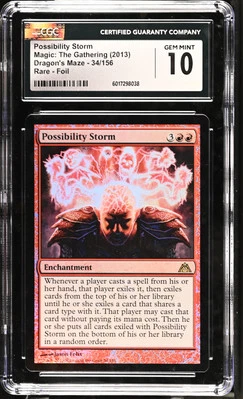 POSSIBILITY STORM Dragon's Maze Foil Rare CGC 10 Gem Mint MTG [Nostalgium] - Image 1 of 2