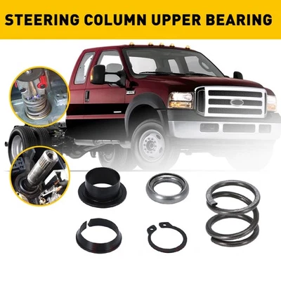 Conjunto de kit de cojinete superior de columna de dirección para Ford F-150 F250 F350 1992-2003 Foto 1 de 4