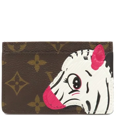 Estuche para tarjetas LOUIS VUITTON Oporto culto simple monograma lona monograma x verde Foto 1 de 4