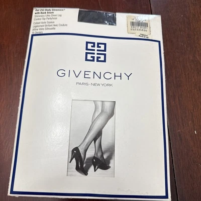 ¡NUEVO! PantyManguera GIVENCHY Ref 253 Body Gleamers talla D 1988 costura trasera Foto 1 de 4