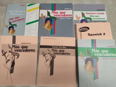 Spanish 2 Student Texts, Test + Teacher Guide, +Test Key Never Used - Image 1 of 4