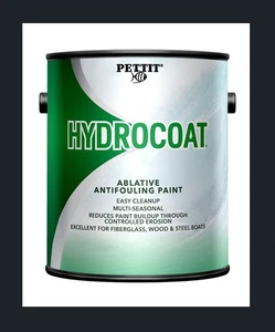 Pettit Marine Paint 1840 Hydrocoat Black Gallon - Picture 1 of 2
