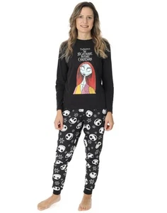 Pijamas para mujer Disney The Nightmare Before Christmas | PJ manga larga pierna larga - Imagen 1 de 9