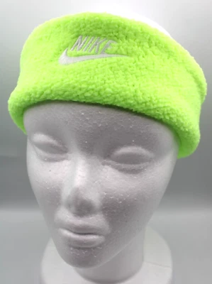Nike High Pile Fleece Headband Youth OSFM Ghost Green/White/Black - Image 1 of 4