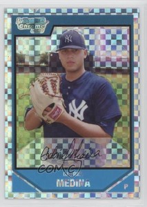 2007 Bowman Chrome Prospects X-Fractor /275 Gabriel Medina #BC87