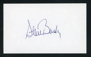 Steve Busey MLB KC Royals 2 NO-Hiters Signed 3x5 Index Card E22965 - Picture 1 of 1