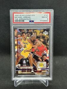 1998 Upper Deck Michael Jordan Living Legend #147 Kobe The Jordan Files PSA 8