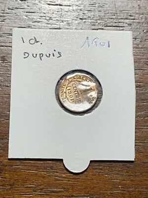 Moneda Francia 1 Céntimo Dupuis 1901 (10-21/1) Foto 1 de 3