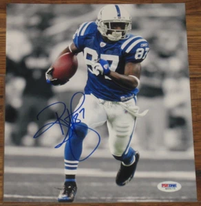 Reggie Wayne Signed Autograph 8x10 Photo PSA/DNA Certified Indianapolis Colts - Picture 1 of 4