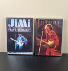 Jimi Hendrix - 2 DVD Lot Blue Wild Angel at Isle of Wight & Jimi Plays Berkeley