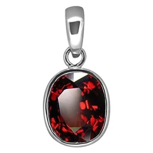 7.25 Ratti 6.75 Carat A+ Quality Natural Hessonite Garnet Gomed Pendant for Wome - Picture 1 of 5