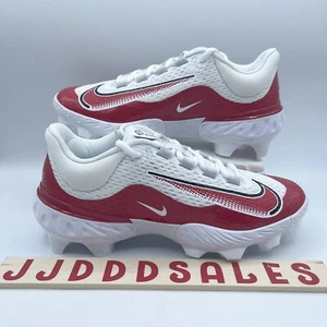 Nike Alpha Huarache Elite 4 Low MCS Baseball Cleats Red FN7221-103 Men’s Sz 11.5 - Picture 1 of 11