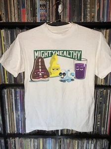 MIGHTY HEALTHY TEE SHIRT/SIZE SMALL/UNISEX White Streetwear NYC Supreme New York - Picture 1 of 4