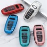 Car Key Case Cover FOB Smart Remote Holder For Audi A6L A6 ...
