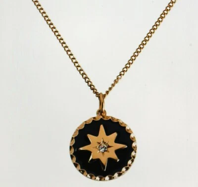 Ожерелье Fossil розовое золото черная эмаль новое 49€ - Изображение 1 из 2