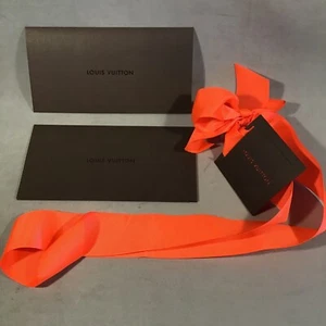 PV07688 Embalaje LOUIS VUITTON Vintage (Vacío) - Cinta, Etiqueta, Funda para Recibo x2 - Imagen 1 de 4