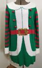 United States Sweaters Green Holiday Elf sweater size L 33" long 