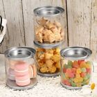 12pcs With Lid Paint Bucket Clear Party Favor Cans Supplies Craft Bucket  Home