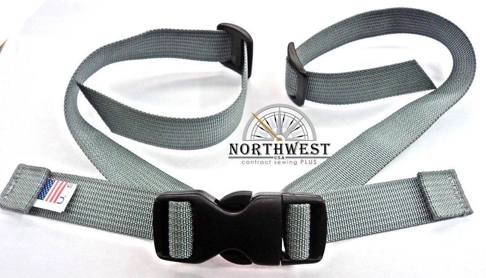 Lightweight 3/4" Nylon Web Sternum Strap. Weighs less than 1oz. Made in the USA