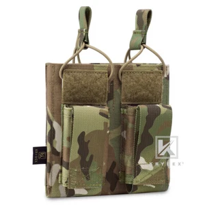KRYDEX Borsa per caricatore KRYDEX Fast Draw Double 5.56 & Pistol Carrier MOLLE MC Mimetica - Foto 1 di 11
