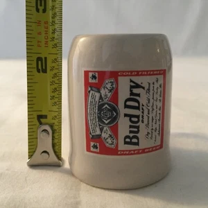 Bud Dry Mini Ceramic Stein - Picture 1 of 2