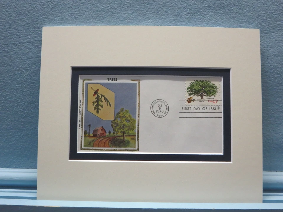 Honrando árboles americanos - El roble blanco y portada del primer día de su propio sello Foto 1 de 1