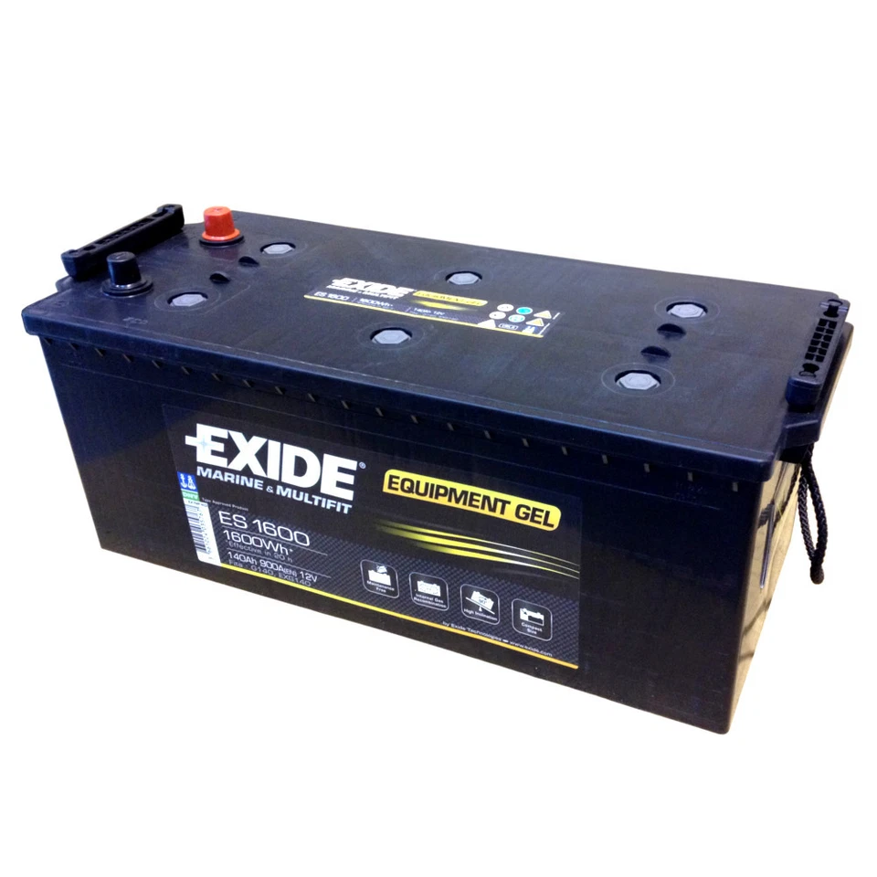 Exide Marine Equipement Es1600 Décharge lente Gel 12v 140ah