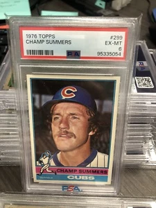 1977 Topps Champion Summers #299 PSA 6 (054) NICE!!! - Bild 1 von 2