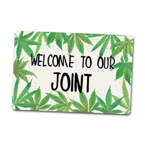 Funny Welcome Rugs for Entryway Front Porch Rugs Weeds Lover Doormat 23.7 X - Picture 1 of 8