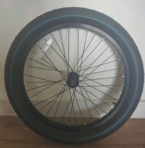 Front 20x2.30 BMX Street Bike Wheel - Schrader Valve - Black - Picture 1 of 4