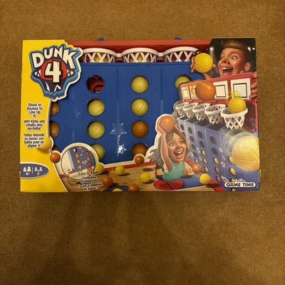 Dunk 4 Mini Basketball Set Game - Image 1 of 2