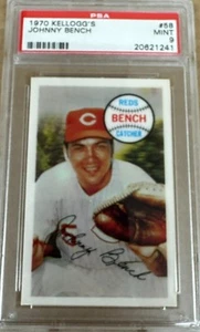 1970 Kellogg's #58 Johnny Bench - PSA 9 Well Centered! - Picture 1 of 2