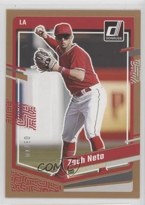 2023 Panini Donruss Artist Proof /10 Zach Neto #103 Rookie RC - Image 1 of 2
