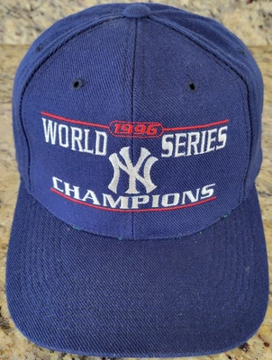 DE COLECCIÓN Yankees 1996 Serie Mundial Campeones Sombrero NY Snapback Gorra MLB Foto 1 de 4