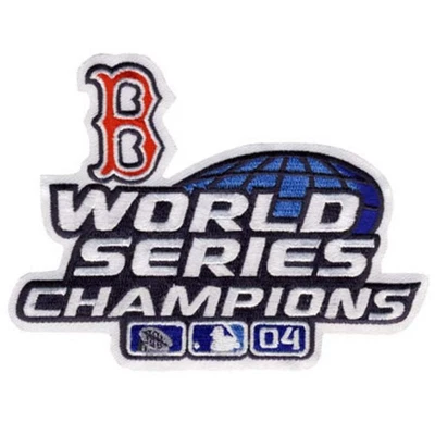 2004 Boston Red Sox MLB World Series чемпионата Джерси нашивка альтернативная версия - Изображение 1 из 2
