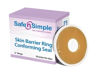 Conforming Stoma Rings, Stretchable Ostomy Barrier Strips for an Easy Applica... - Picture 1 of 7