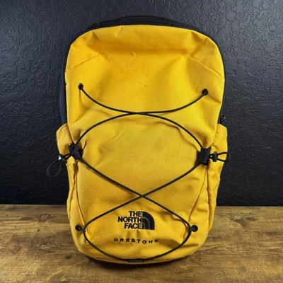 The North Face Crestone FlexVent 背包 黄色 黑色 便携式电脑 背包 户外 — 第 1/4 张图片