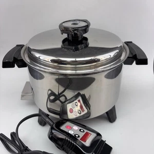 Cordon Bleu 5 Qt Electric Dutch Oven Stainless Steel Liquid Core CB005OCU Regal - Picture 1 of 18