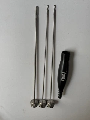 VASER VentX Type Set – Handpiece & 3 VentX Type Cannulas – Liposuction Handle. - Image 1 of 4