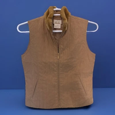 Chaleco sin mangas con cremallera EP Pro Golf para mujer talla Pequeño patrón acolchado forrado Preppy Foto 1 de 4